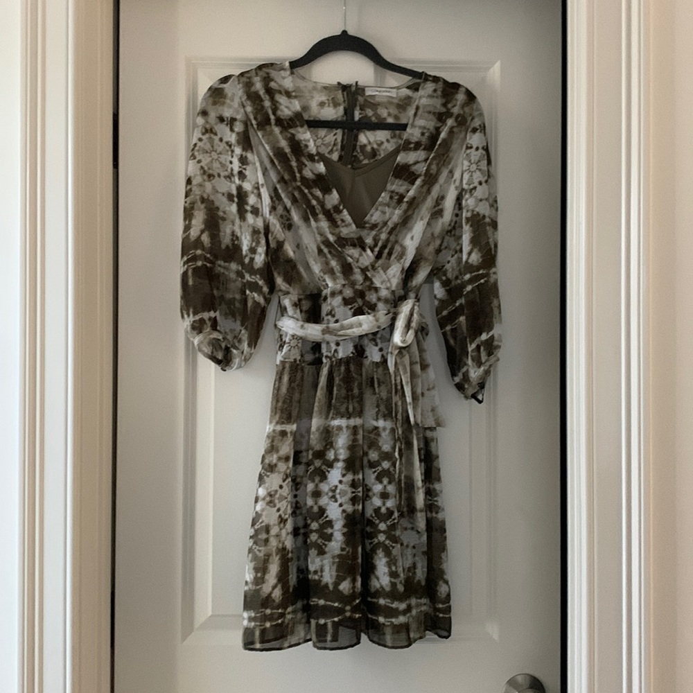 CALVIN KLEIN tie dye dress